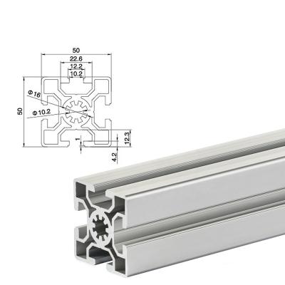 China European standard 5050 industrial aluminum profile for construction or industrial use with aluminum frame for sale