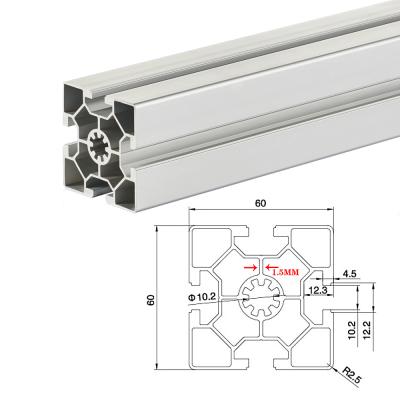 China Construction Or Industrial Use Die Cast All 6060 Aluminum Solar Exterior Aluminum Profiles With Aluminum Beam Square for sale