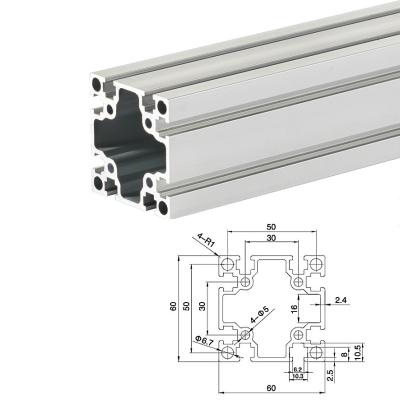 China Construction or industrial use porcelain anodizing 6063 t slot aluminum profiles 6060 t slot profile aluminum cnc for sale