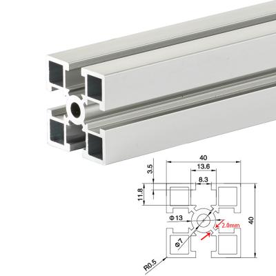 China National standard construction or industrial use die opening 40x40 profile aluminum customization assembly line for sale