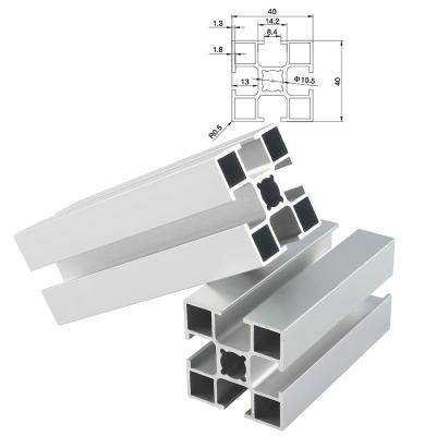 China 40x40 Aluminum Profile Anodized Aluminum Profile 4040 Industrial Use Extrusion Construction Or Processing for sale