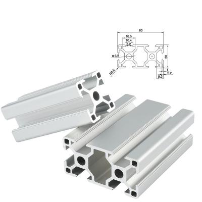 China 3060 Aluminum Profiles Use Industrial Aluminum Extrusion T Slot Construction European Standard Types for sale