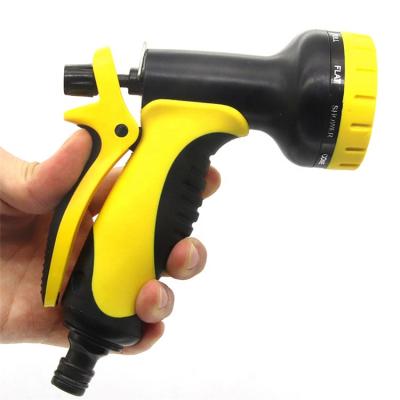 China 10 Function Variable High Pressure Plastic Household Water Wash Gun Water Gun Watering Water Gun Flower Brush Controls Stream Controls 10 Functions for sale