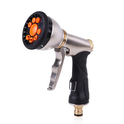 China Variable Flow Control New High Pressure Car Seal Water Spray Gun Garden Sprinkler Equip 9 Models Garden Hose Adjustable Nozzle Cleaning Sprinklers Tools for sale