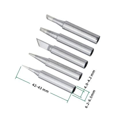 China 5 Pieces Constant Temperature Electric Soldering Iron Tip Pencil Handle 900M Series Soldering Reference for sale