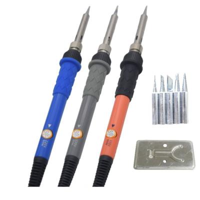 China Pencil Handle Electric Soldering Irons 7/8 Pcs Sets Temperature Electric Iron Adjustable Mini Handle Heat Pencil Soldering Iron for sale