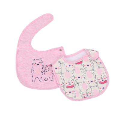 China Wholesale Cute Animals Cartoon Bib Newborn Infant Feeding Toddler Washable Newborn Saliva Towel Bib for sale