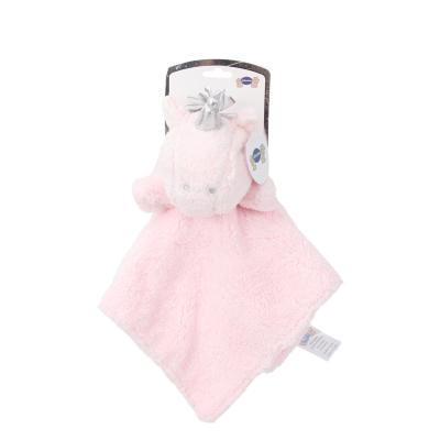 China Compressed Professional Breathable Newborn Plush Safety Toy Baby Comforter Towel Soft Blanket Blanket for sale