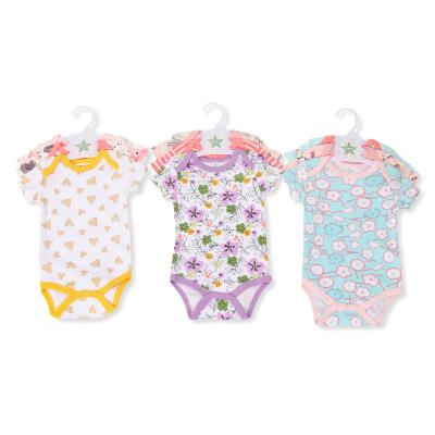 China Comfortable Baby Clothes New Style Good Quality Newborn Baby Clothes Short Sleeve Rompers Jumpsuit Infant Clothing Rompers for sale