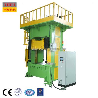 China Factory 400 TON Embossing Hydraulic Press Machine Right Side Metal Stamping Servo Motor High Precision 8 H Type Keyway Guided for sale