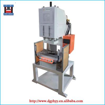 China Factory 25 T c frame hydraulic press servo machine for metalliferous and non-metalliferous pressing cutting riveting for sale