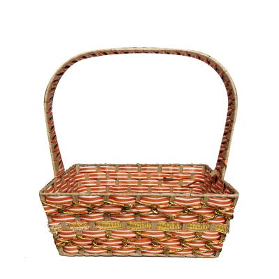 China Folding Environmental Protection Germany Exported Willow Natural Nordic Vegetable Basket for sale