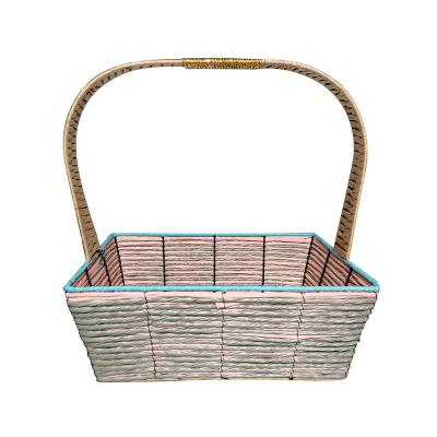 China Nice Folding Design Europe Exported Decoration Picnic Basket for sale