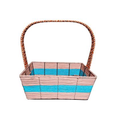 China Folding Home Use France Exported Natural Outdoor Basket for sale