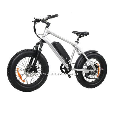 China Aluminum Alloy 500W/750W 8FUN Rear Motor 20 Inch Ebike Detachable Fat Battery Electric Bike for sale