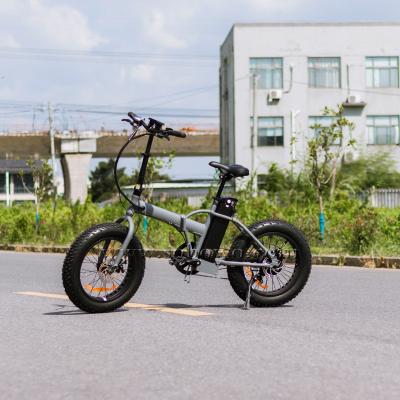 China New Designed Aluminum Alloy Fast Folding Electric Bicycle 20 Inch Aluminum Frame Foldable Electric Bike For Adults for sale