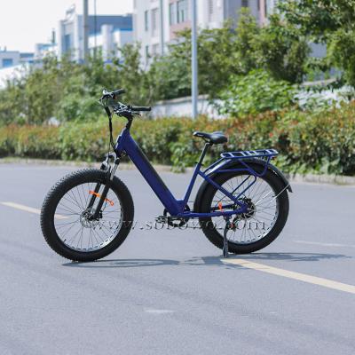 China Aluminum Alloy Style European City Ebike Aluminum Alloy Frame Electric Commuter Adults Bike Fat Tire Electric Bicycle for sale