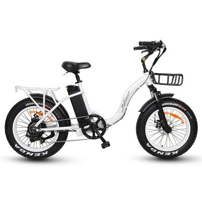 China 20*4.0 Fat Tire Strong Portable Foldable Fat Folding City Aluminum Alloy ebike Electric Bike for sale