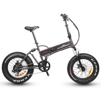 China Aluminum alloy SOBOWO SF3 2 wheel disc brake folding electric bicycle for women and children for sale