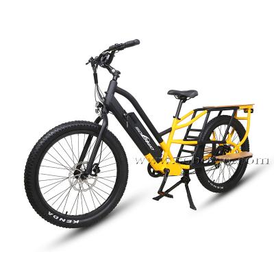 China Standard Hot Selling Electric Bike 500W Rear Motor Cargo E Bike Disc Brake Electric Bicycle for sale