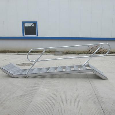 China Folding Ladders Aluminum Ladder With Armrest Stairs for sale