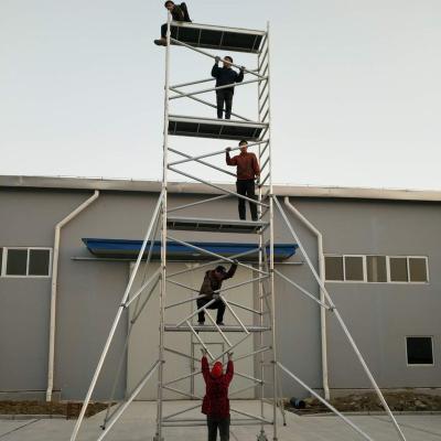 China Wholesale Industrial Easy To Install Aluminum Mobile Scaffolding for sale