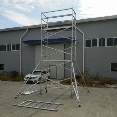 China 16ft modern aluminum scaffolding tower welding mobile platform for sale for sale