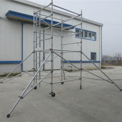 China Industrial Aluminum Mobile Scaffolding Tower Platform 4M For Promotion for sale