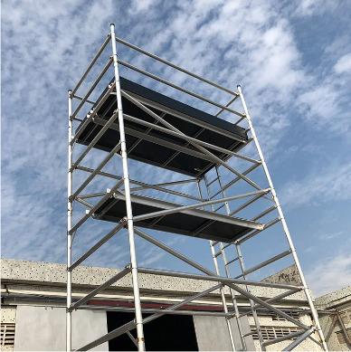 China Modern Aluminum Alloy Step Frame Scaffolding System Portable Ladder Scaffolding for sale