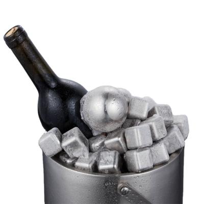 China Sustainable Stainless Steel 3L Ice Bucket Beer Wine Bucket Chiller Bucket for sale