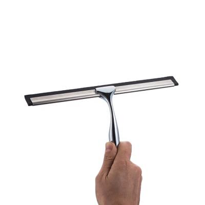 China Sustainable Handle Glass Cleaning Squeegee Wiper Zinc Alloy Shower Squeegee for sale