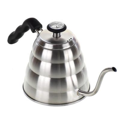 China 1L Gooseneck Tea Kettle Gooseneck Coffee Kettle Sustainable Coffee Drip Kettle for sale