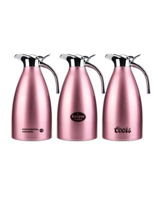 China PORTABLE European Style Body Vacuum Jug Coffee Pot Straight Vacuum Flask for sale