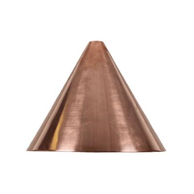 China OEM Custom Copper ODM Copper Sheet Metal Taper CNC Products Spinning Spinning Service for sale