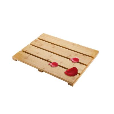 China Plant Mats Waterproof Wooden Non Slip Bamboo Bath Mat Eco-friendly Natural Bamboo Non Slip Sustainable Direct for sale