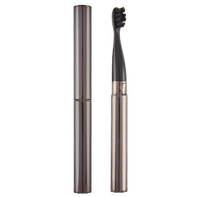 China Lady Portable Rechargeable Sonic Electric Toothbrush Metal Body Stainless Steel Material for sale