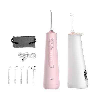 China 245ML Protable Rechargeable Cordless Electric Car Dental Oral Teeth Irrigator Tooth Cleaner Water Flosser for sale