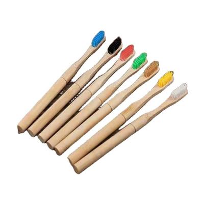 China Removable Customized Logo Natural Charcoal Bamboo Toothbrush Proofing CE Approved for sale