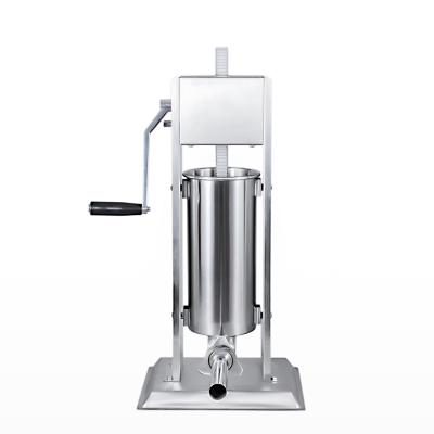 China Manual 201 And 5L High Efficiency Hotels 304 Stainless Steel Sausage Filling Machine for sale