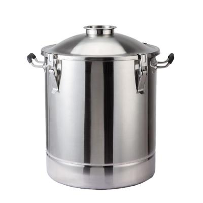 China 03 Commercial Style Customized Full Size For Sale 304 Stainless Steel Home Brew Kettle for sale