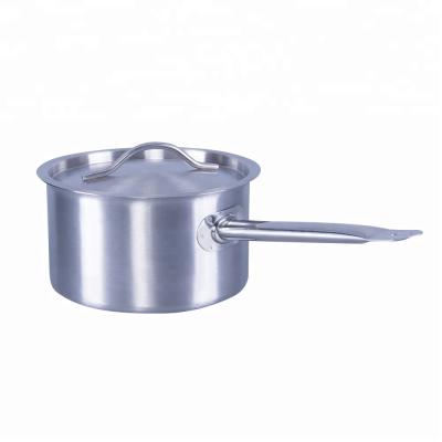 China Sustainable Commercial Baby Milk Metal Food Heater Kitchen Boiling Heating Thermo Noodle Cooking Stainless Steel Sauce Pot for sale