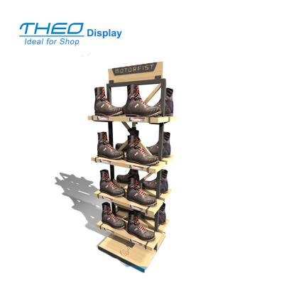 China Factory Supply Shop Modern Custom Decoration Rack Acrylic Shoes Display Rack for sale