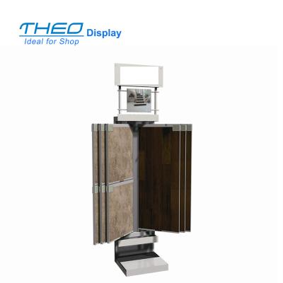 China Morden Ceramic Tiles Showroom Stands Display Rack Rack For Granite Tiles Marble Display Racks for sale