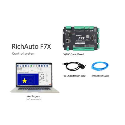 China Multi Methods Off-line Control 3 Linear Router 24 Tools Linear Tools Support ATC Tool Change RichAuto F737 3 Axis DSP Auto Servo Pitch Controller for sale