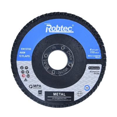 China Factory whole sale Abrasive flap disc 115X22.2/ 4-1/2