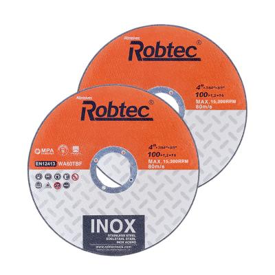 中国 100x1.2x16T41Cutting Wheel Set Resin Flap Wheel For Metal Abrasive Cutting Disc 販売のため