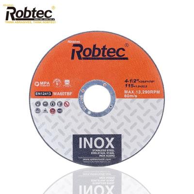 中国 4.5 Inch Thin Stainless Steel Disc For Inox, Stainless Steel Alunimium Oxide Abrasive Disc 販売のため