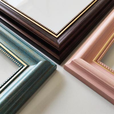 China Customize Custom Decorative PS Foam Paint Photo Frame Picture Frame PS Frame Molding for sale