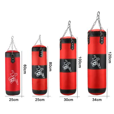 China Fast Speed ​​Sandbag Fighting Karate Punch Muay Sandbag Durable Heavy Hanging Boxing Training Bag for sale