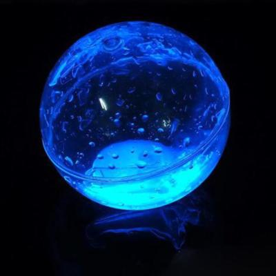 China Soft Toy New Design LED Multicolor Rubber Bounce Ball Toys Dia.65mm Glow In The Dark Bounce Ball for sale